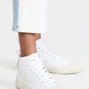 Veja Women's Nova High Top Vegan Sneakers, White/Pierre, 5 Medium US
