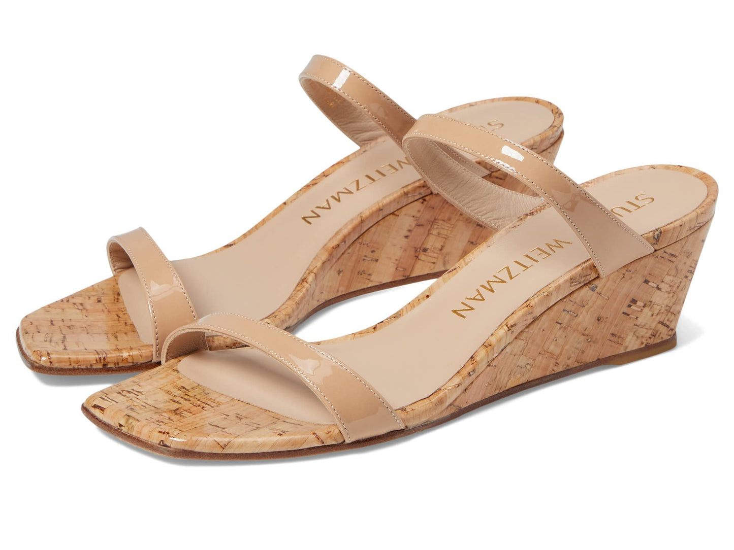 Stuart Weitzman Aleena 50 Wedge Adobe 7.5 M
