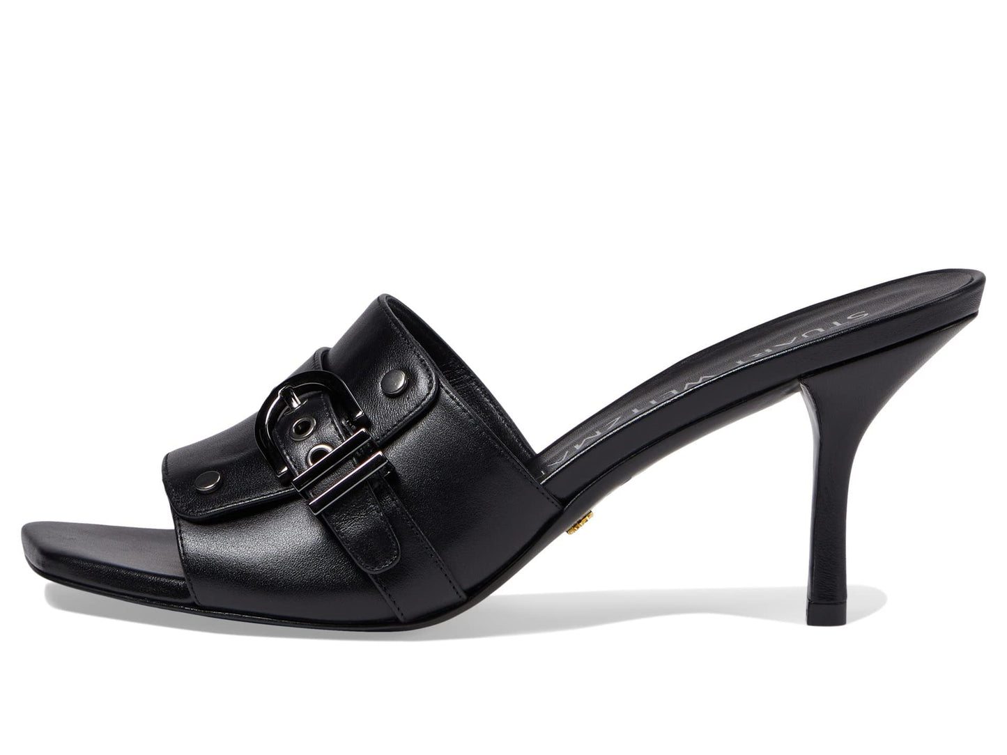 Stuart Weitzman Maverick 75 Slide Black 10 B