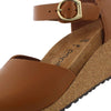 Birkenstock New Papillio Women's Mary Wedge Ginger Brown Leather 41 N