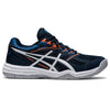 ASICS Kid's Upcourt 4 Grade School Volleyball Shoes, 4.5, French Blue/White