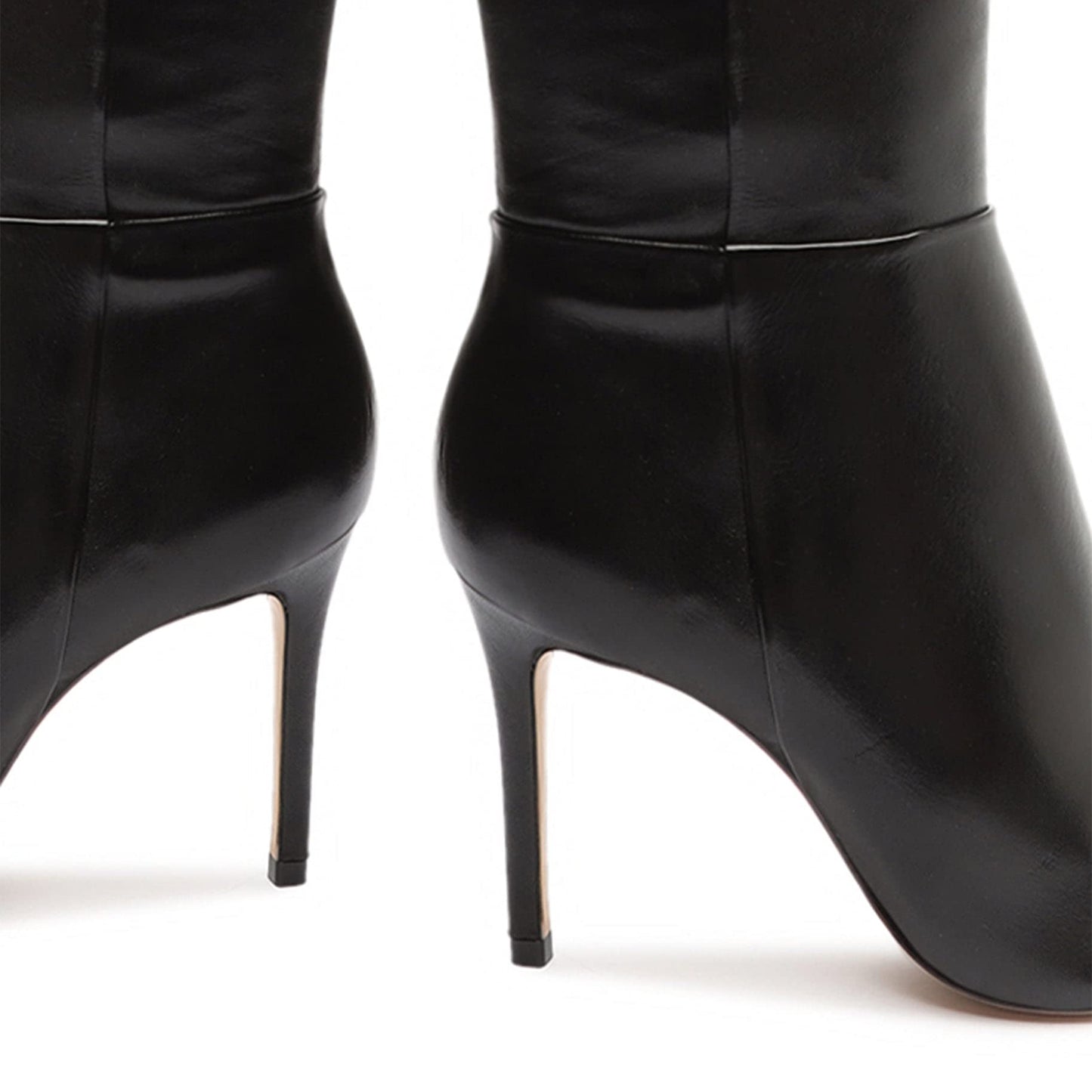 SCHUTZ Women's Mikki Up Boots, Black, 10 Medium US