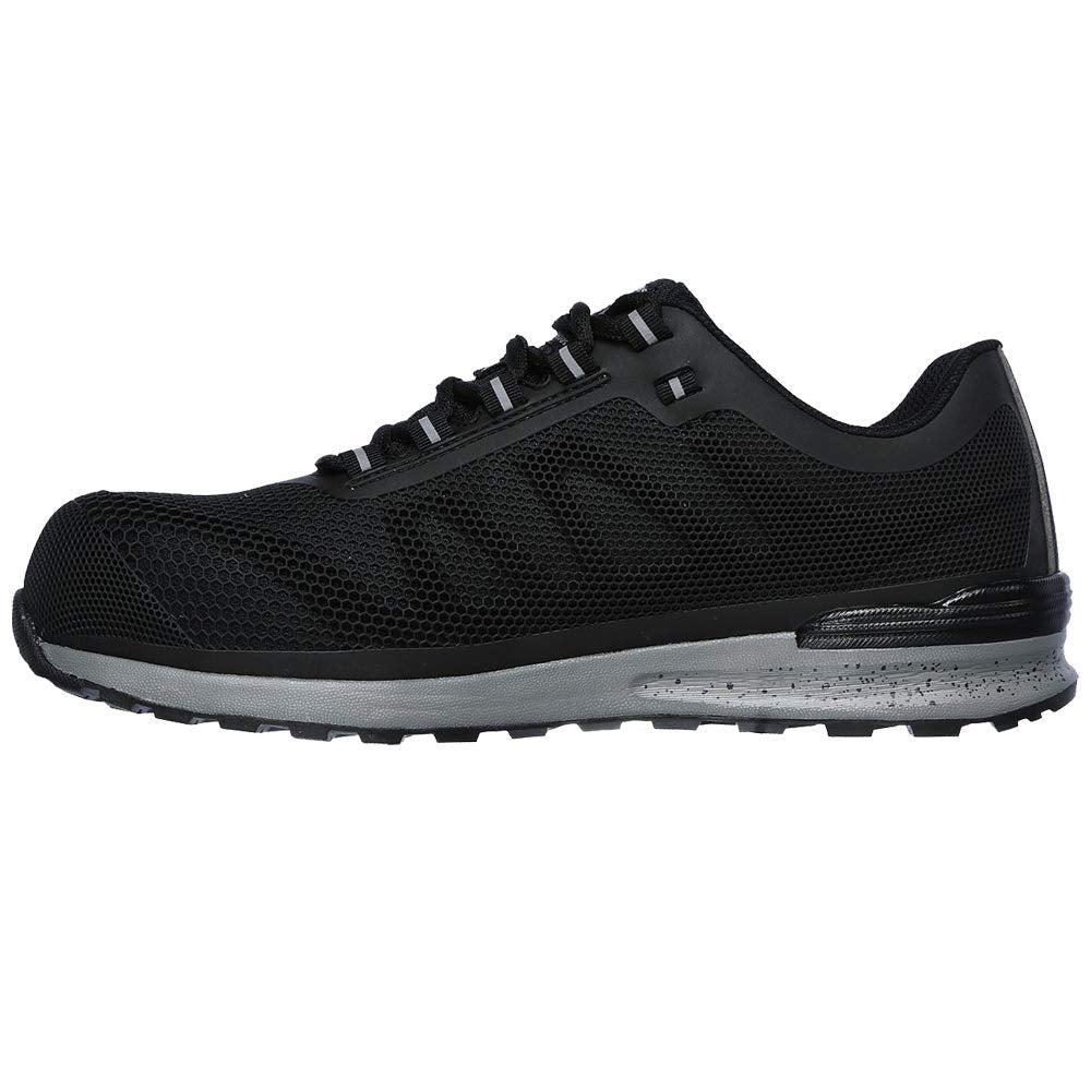 Skechers Men's Bulkin Shoe, Black, 7.5 M US