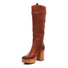 KORK-EASE Women's Becky High Boot, Tan, Size 6.5 M US