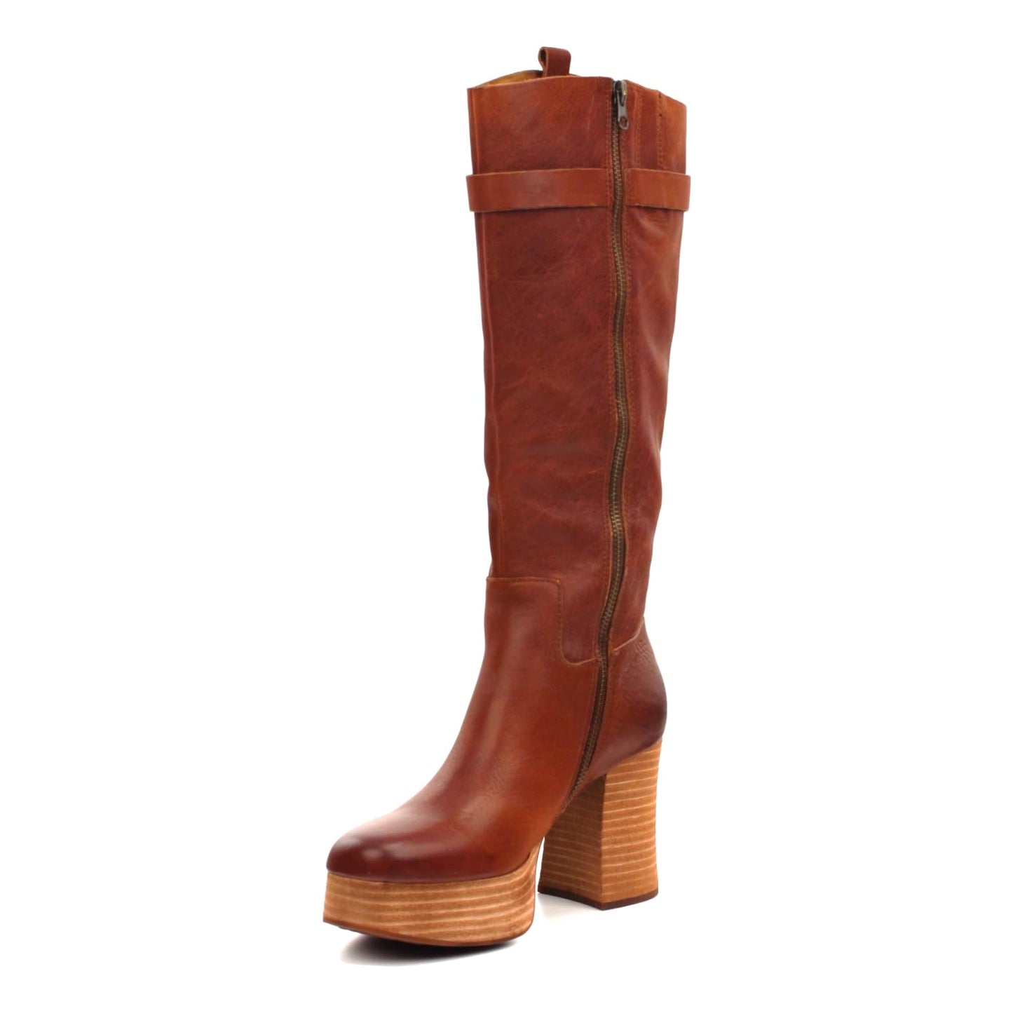 KORK-EASE Women's Becky High Boot, Tan, Size 6.5 M US