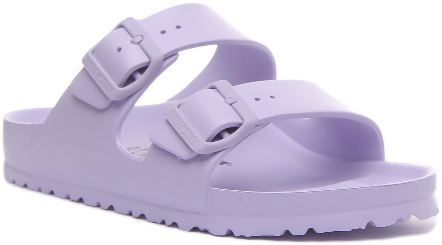 Arizona Eva - Sandalo da Donna BIKENSTOCK Con doppia Fascia, purple, 7/7.5