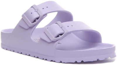 Arizona Eva - Sandalo da Donna BIKENSTOCK Con doppia Fascia, purple, 7/7.5