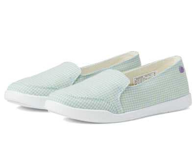 Vionic Beach Manzanita Aqua Gingham 7.5 M