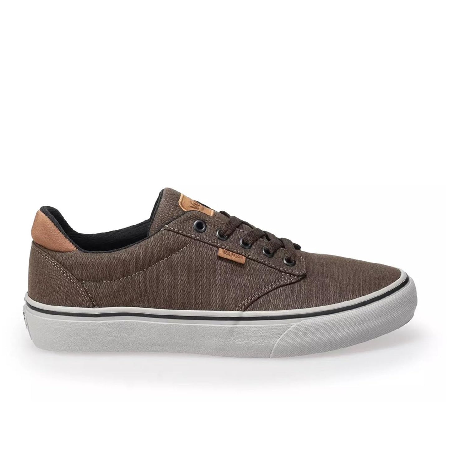 Vans Men's Atwood Deluxe Sneaker, Deluxe Textile Walnut/Grey, 11.5 M