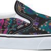 Vans - Unisex Classic Slip-On Shoes, Color Black Multi, Size: 3.5 M US Mens / 5 M US Womens