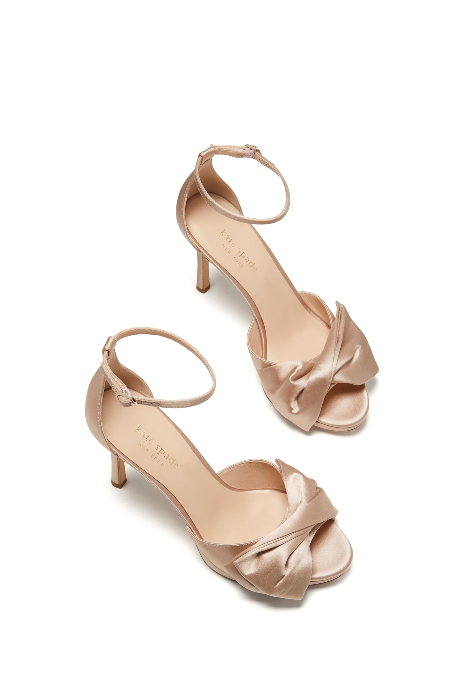 kate spade new york Women's Bridal Bow Pump Sandal, Pale Vellum, 8.5
