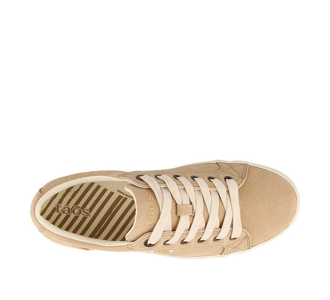 Taos Footwear Men's Starsky Tan Distressed Sneaker 10 M