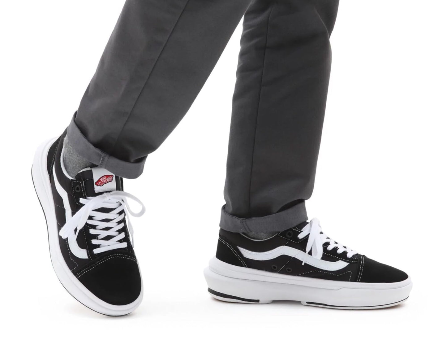 Vans Old Skool Overt CC Black/White Men's 5, Women's 6.5 Medium