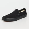 Vans Classic Slip On Unisex Sneakers, Black/Black, 9 US Women/7.5 US Men