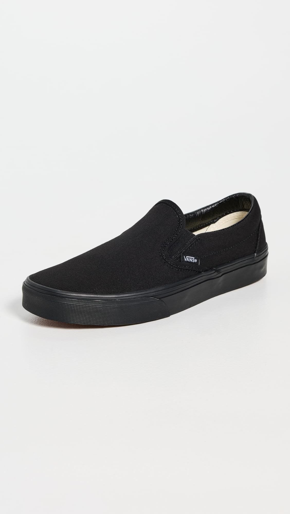 Vans - Unisex Adult Classic Slip-On Shoes in Black/Black, 4 D(M) US Mens / 5.5 B(M) US Womens, Black/Black