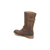 BORN Delano Women’s Brown Mid Calf Engineer Boots Buckle Zip Comfort Size 6 M