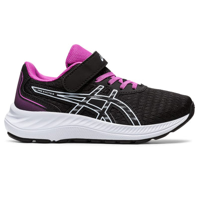 ASICS Kid's PRE Excite 9 Pre-School Running Shoes, K11, Black/Soft Sky