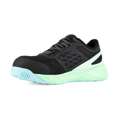 Reebok Nanoflex TR Work EH Comp Toe Black/Seafoam Green/White 5 B (M)