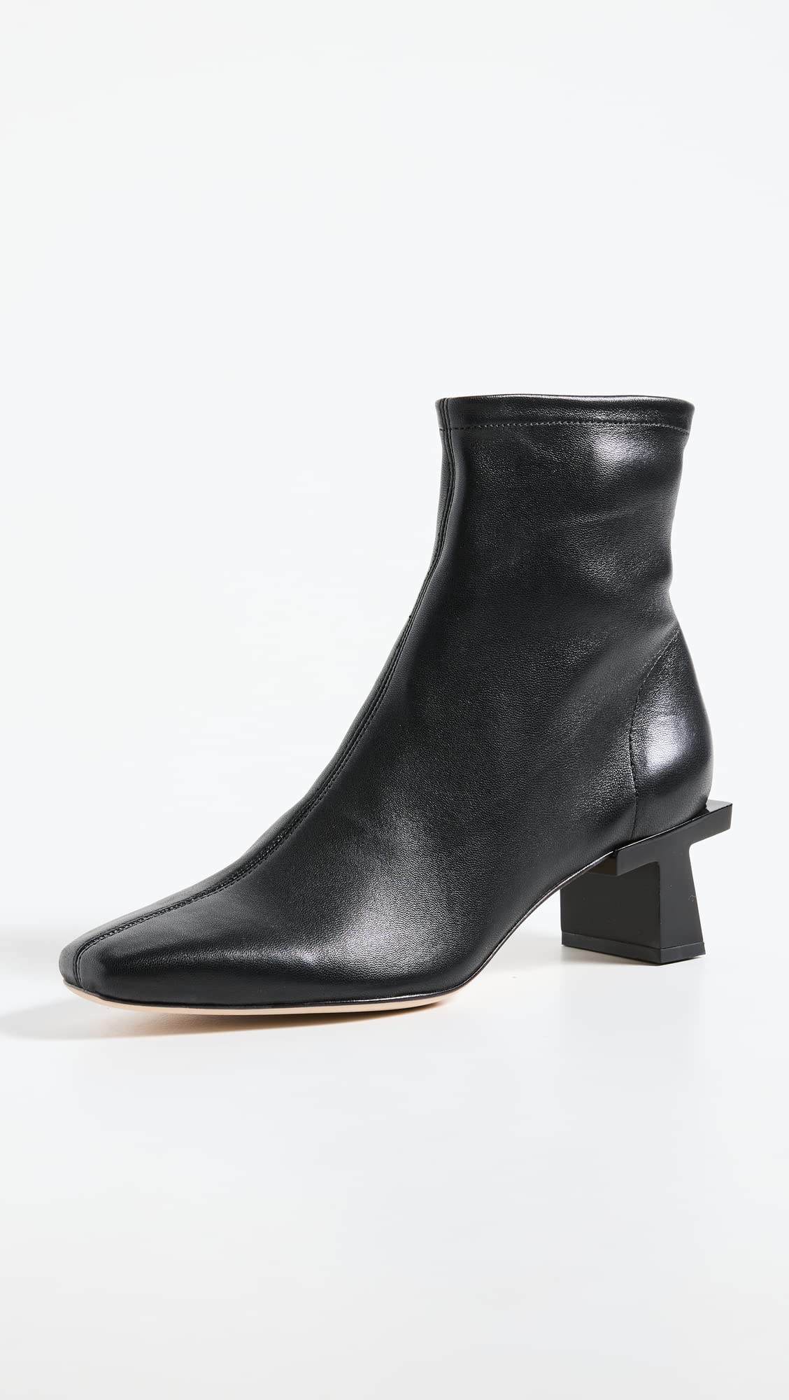 Tory Burch Women's 55mm T Heel Ankle Boots, Perfect Black, 9 Medium US