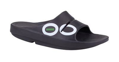OOFOS Unisex OOahh Sport Slide Sandal, Black/Black 15 B(M) US Women/13 D(M) US Men