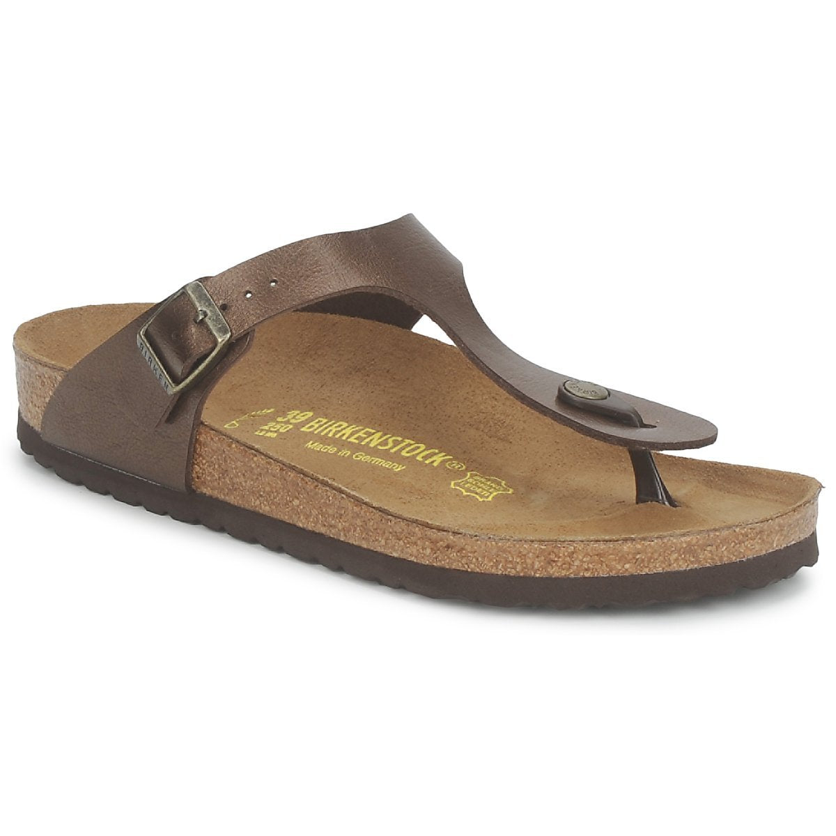 Birkenstock Women's Gizeh Thong Sandal, Toffee Birko-Flor, 42 M EU/11-11.5 B(M) US