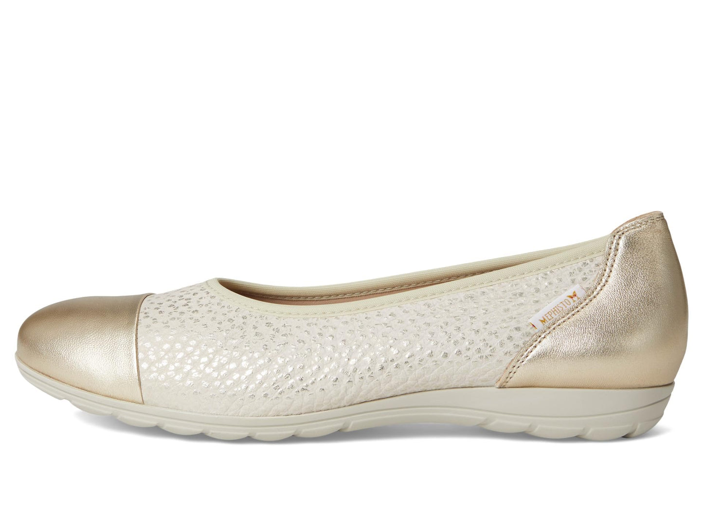 Mephisto Women's Erika 1 Ballet Flat, Light Sand Charm, 6.5