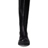 Madewell Porter Tall Boot-Extended Sizing Boots for Women - Leather Upper, Man-Made Outsole, and Lugged Block Heel True Black 7.5 M