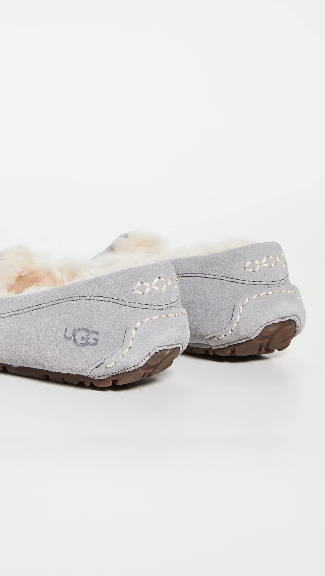 UGG Women's Ansley Slipper, Light Grey, 7
