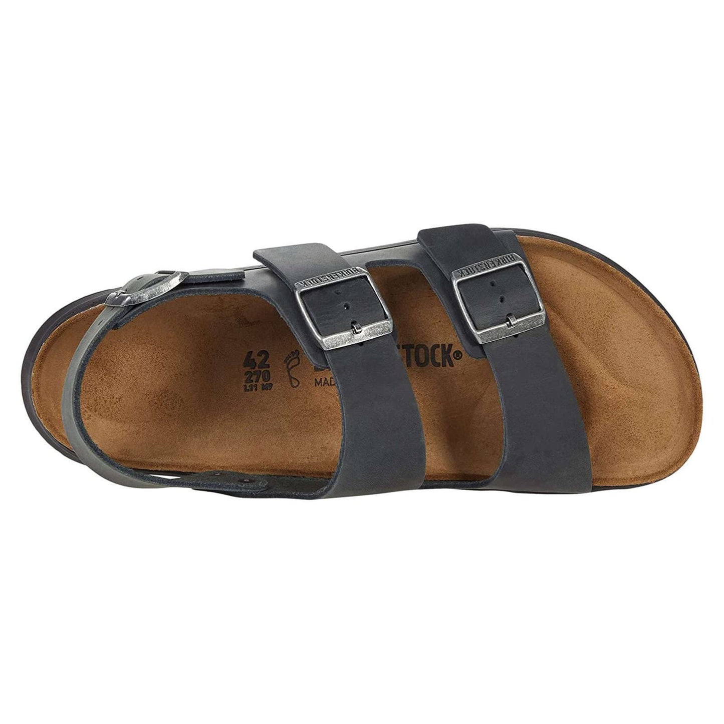 Birkenstock 1018426141 Milano Ct Black Oil LTR R 41