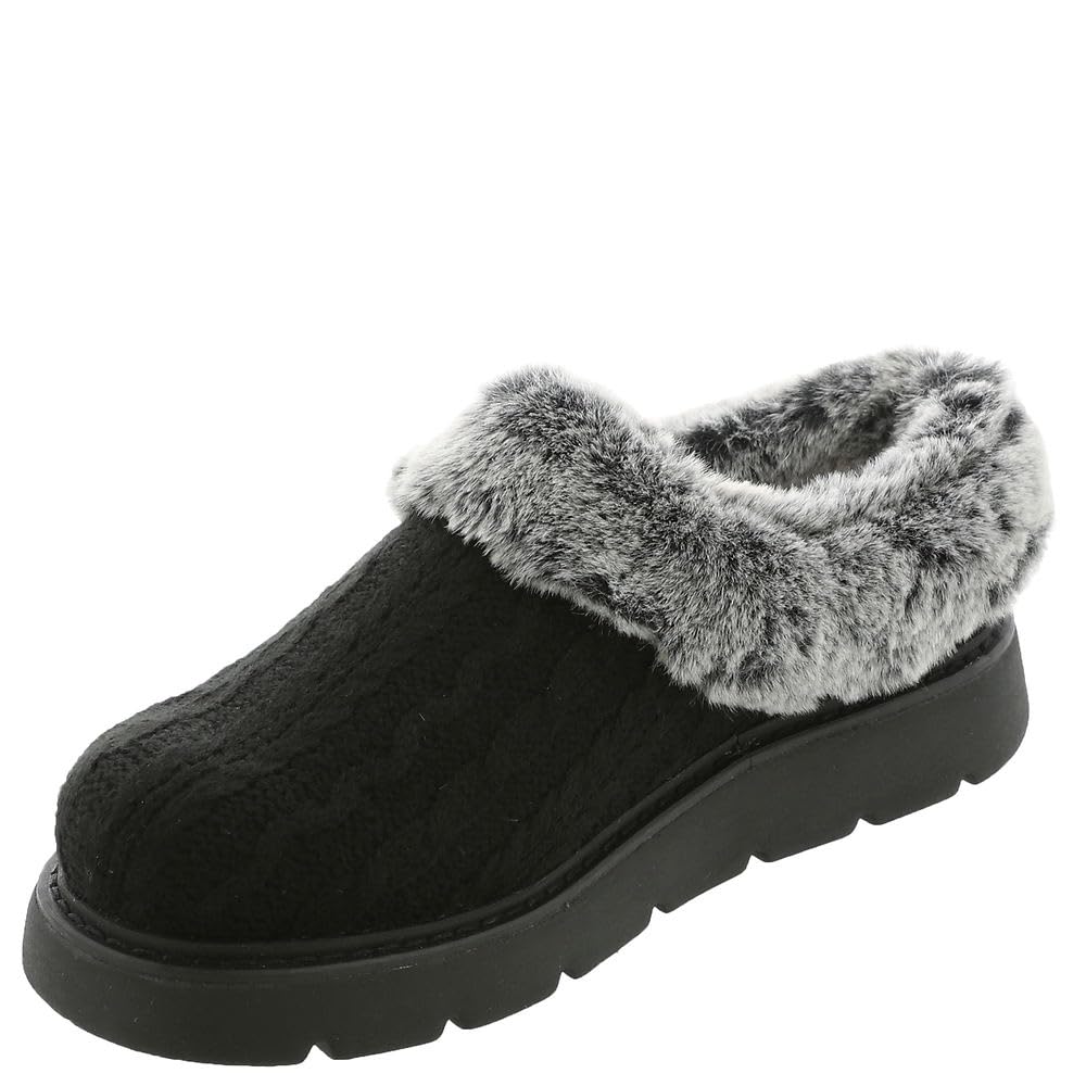 Skechers Womens Keepsakes Lite - Warm Greetings Black/Black 5 Medium