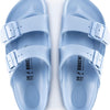 Birkenstock Unisex Arizona Essentials Slide-On Sandal, Dusty Blue, 8-8.5 Narrow Women/6-6.5 Narrow Men, 39EU