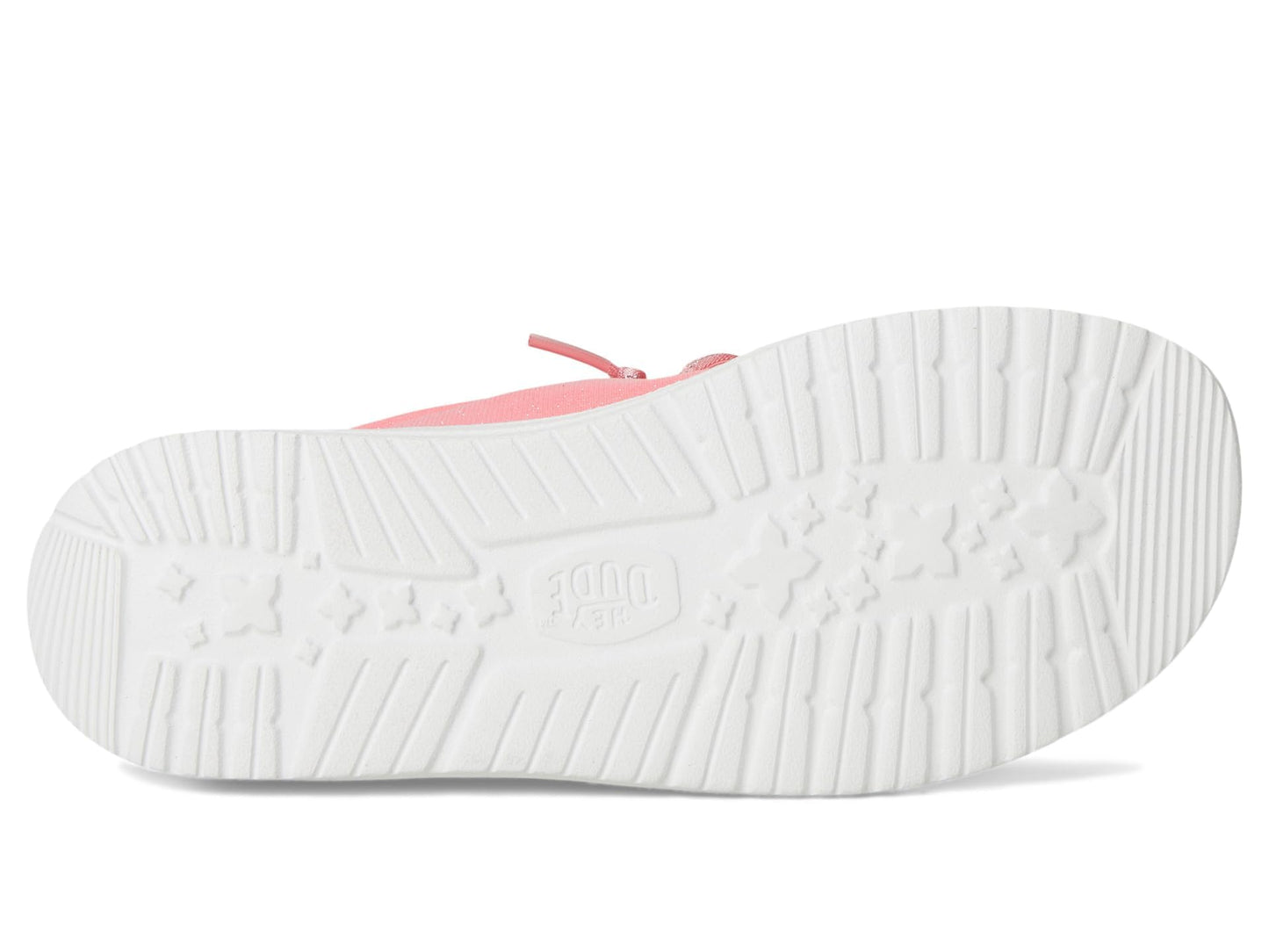 HEYDUDE Girls Wendy Stardust (Little Kid/Big Kid) Plumeria Pink 6 Medium