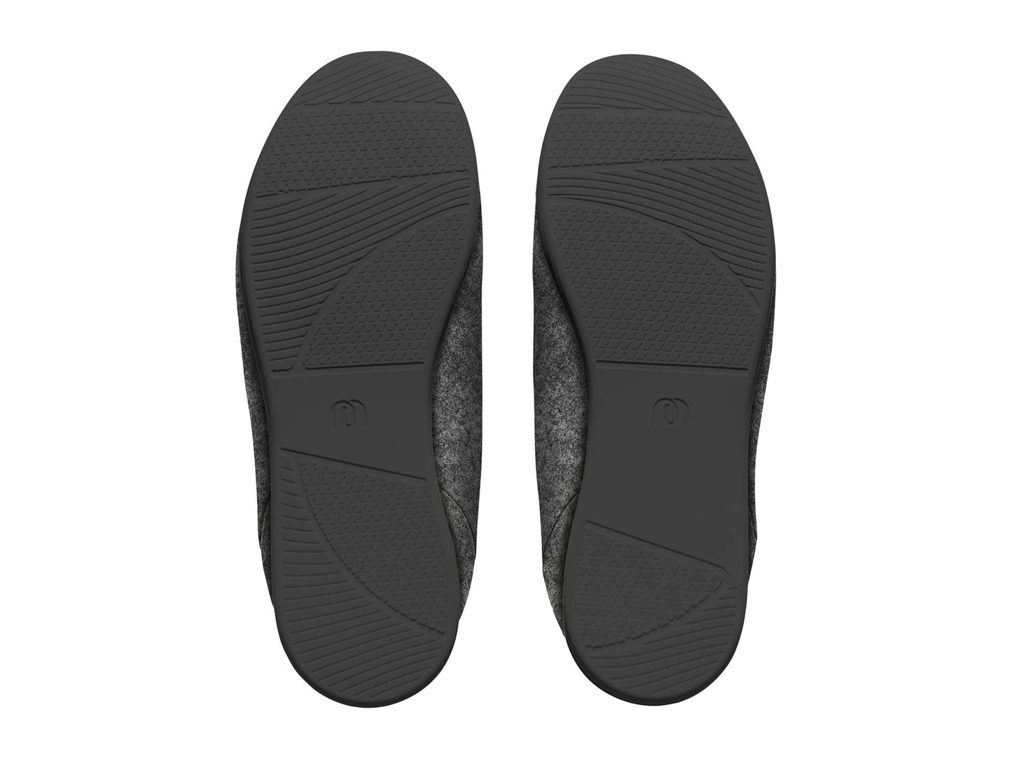 mahabis Classic Slipper Larvik Dark Grey/Skien Black 45 (US Men's 11-11.5) Medium