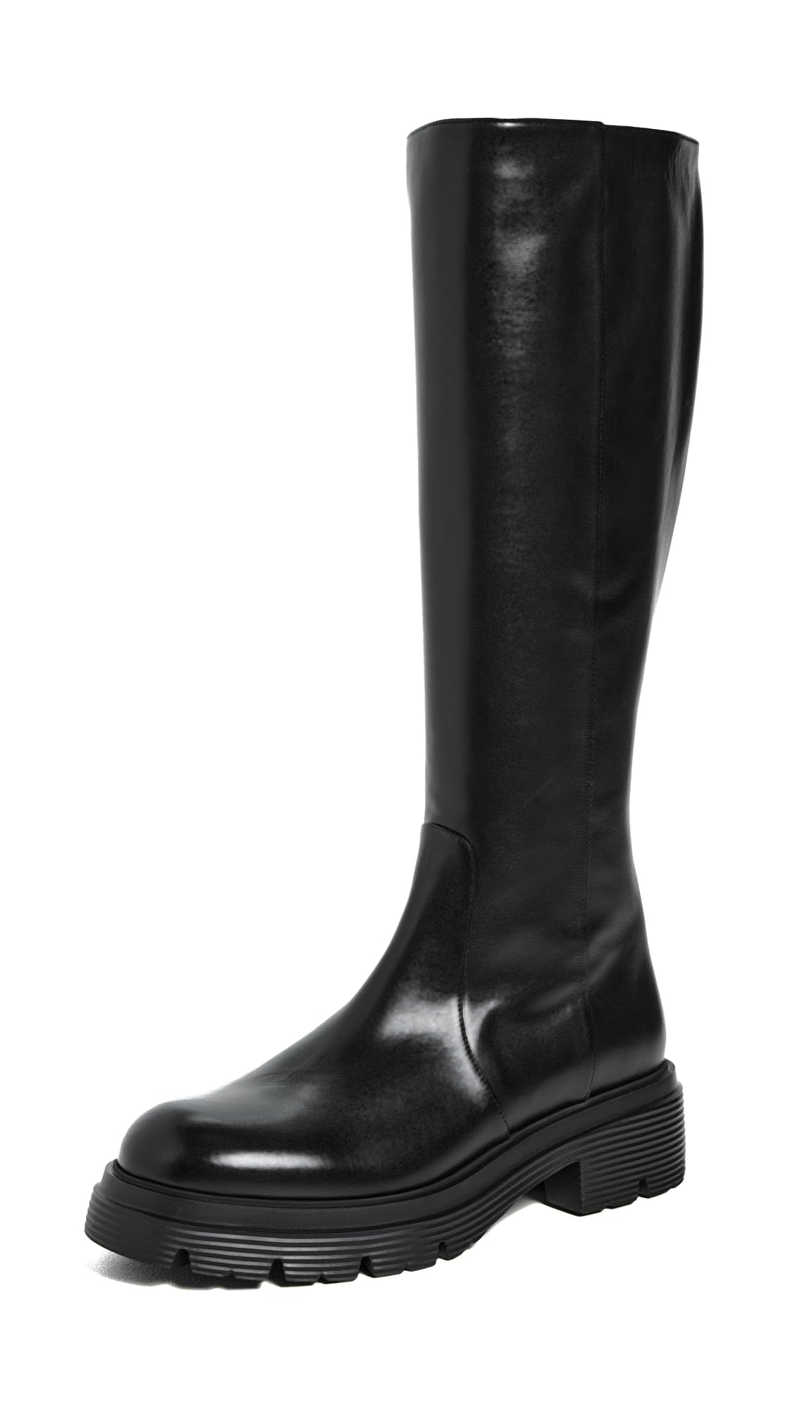 Stuart Weitzman Women's Soho Lite Zip Boots, Black, 7 Medium US