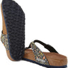 Birkenstock Women's Gizeh Sandal, Watercolor Flower Navy Veg, 7.5 UK