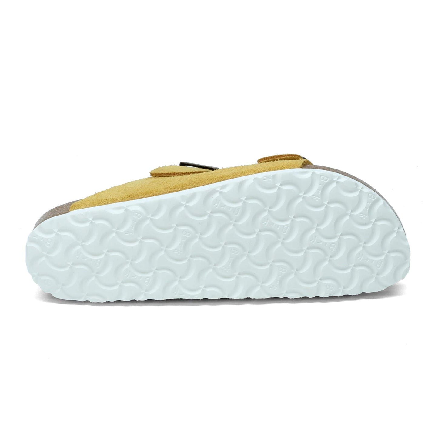 Birkenstock New Women's Arizona SF Slide Sandal Ochre Suede 40 N