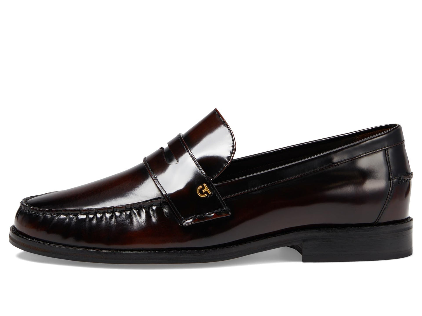 Cole Haan Womens Lux Pinch Penny Loafer, Deep Burgundy Box, 11-B US