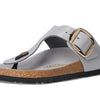 Birkenstock Women's Gizeh Big Buckle High Shine Sandal, Light Rose, 11-11.5