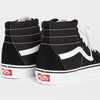 Vans UA Sk8 High Top Sneakers, Black/Black/White, 13 US Women/11.5 US Men