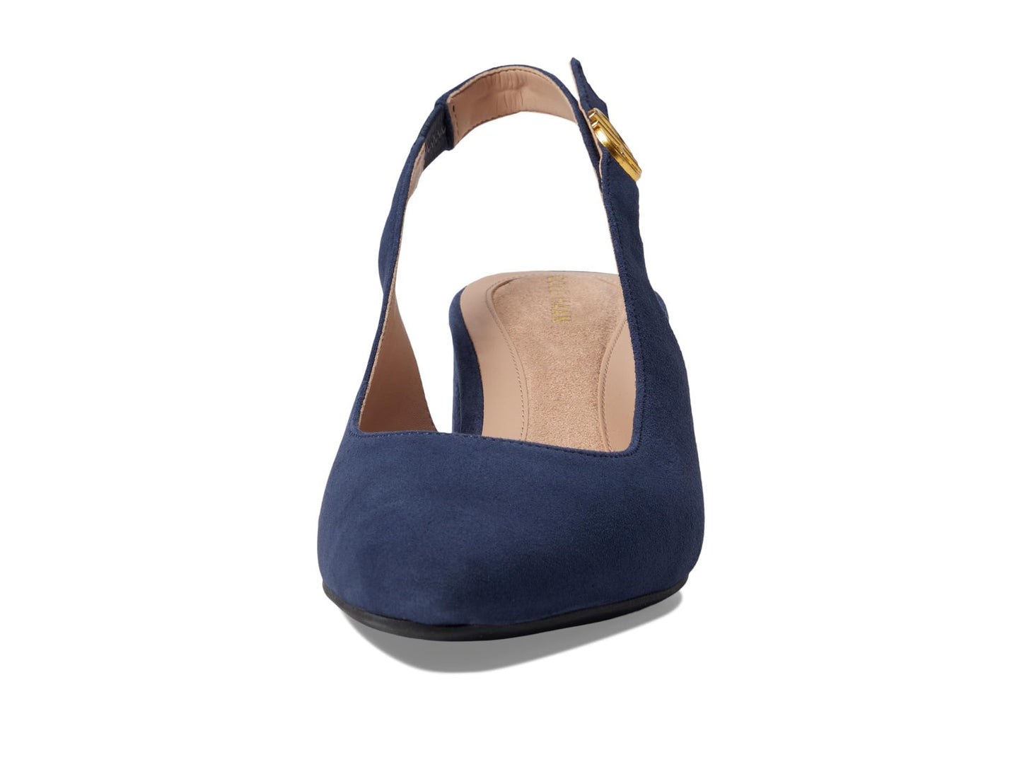 Cole Haan Women's The Go-to Slingback Pump 45 mm, Navy Blazer Suede, 9-B Us