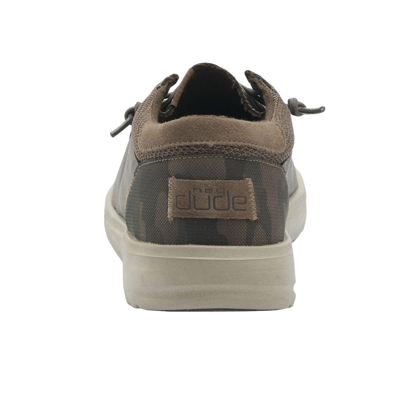 HEYDUDE Men's Paul Woodland Camo Size 11 | Men’s Shoes | Men's Lace Up Loafers | Comfortable & Light-Weight