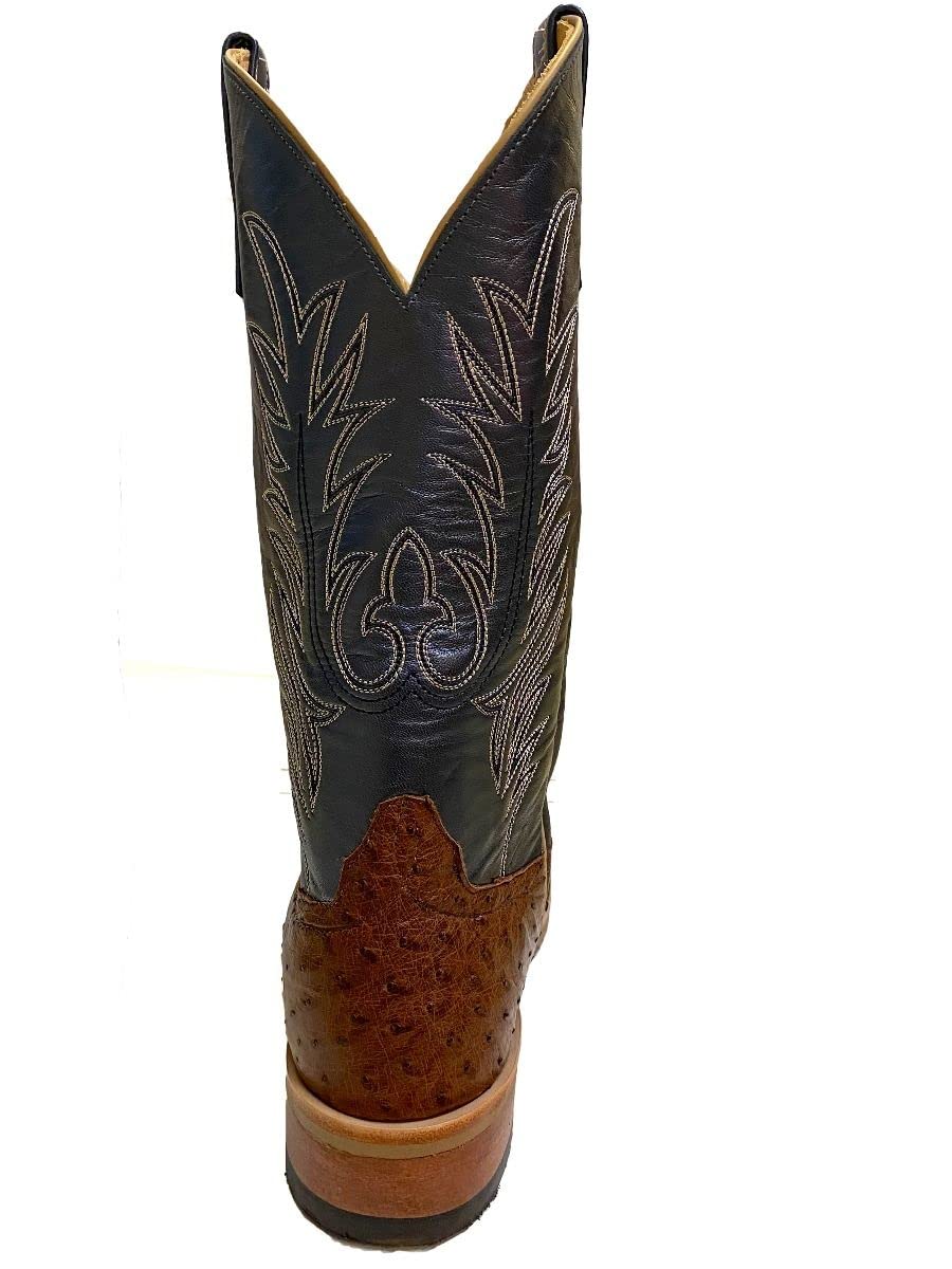 Anderson Bean Men's Cowboy Boots, Brown, 11 Wide