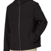 DKNY Men's Performance Tech Hooded Modern Storm Coat, Black Unfilled, Medium
