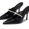 Stuart Weitzman Goldie 100 Mule Black 8 B