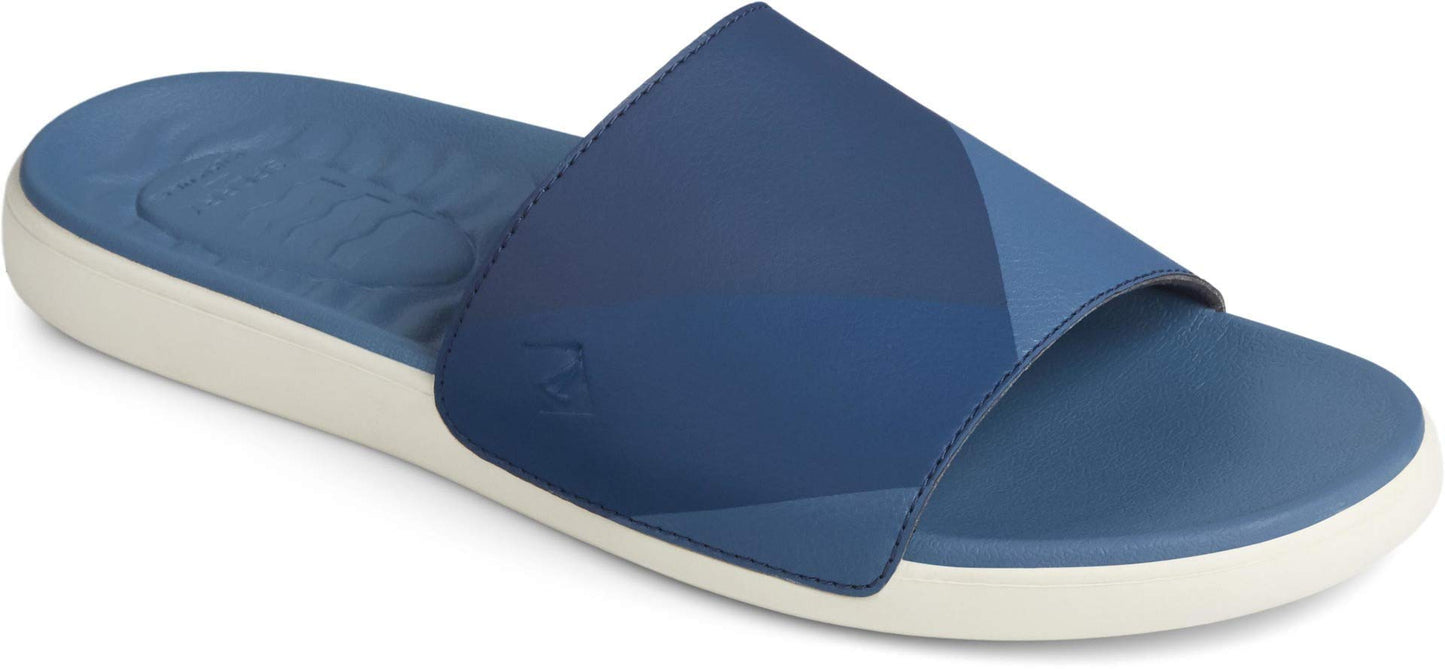 Sperry Men's PlushWave Dock Slide Sandal, Blue, 9 M US