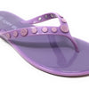 Tory Burch Women's Studded Jelly Thongs Sandals Flats (Lilac, us_footwear_size_system, adult, women, numeric, medium, numeric_7)