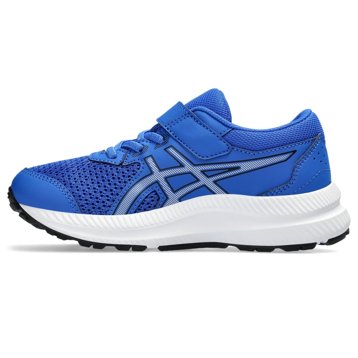 ASICS Kid's Contend 8 Pre-School Running Shoes, 3, Illusion Blue/Pure Silver