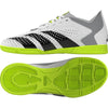 adidas Soccer Predator Accuracy.4 Indoor Sala (Little Kid/Big Kid) Footwear White/Core Black/Lucid Lemon 3.5 Big Kid M