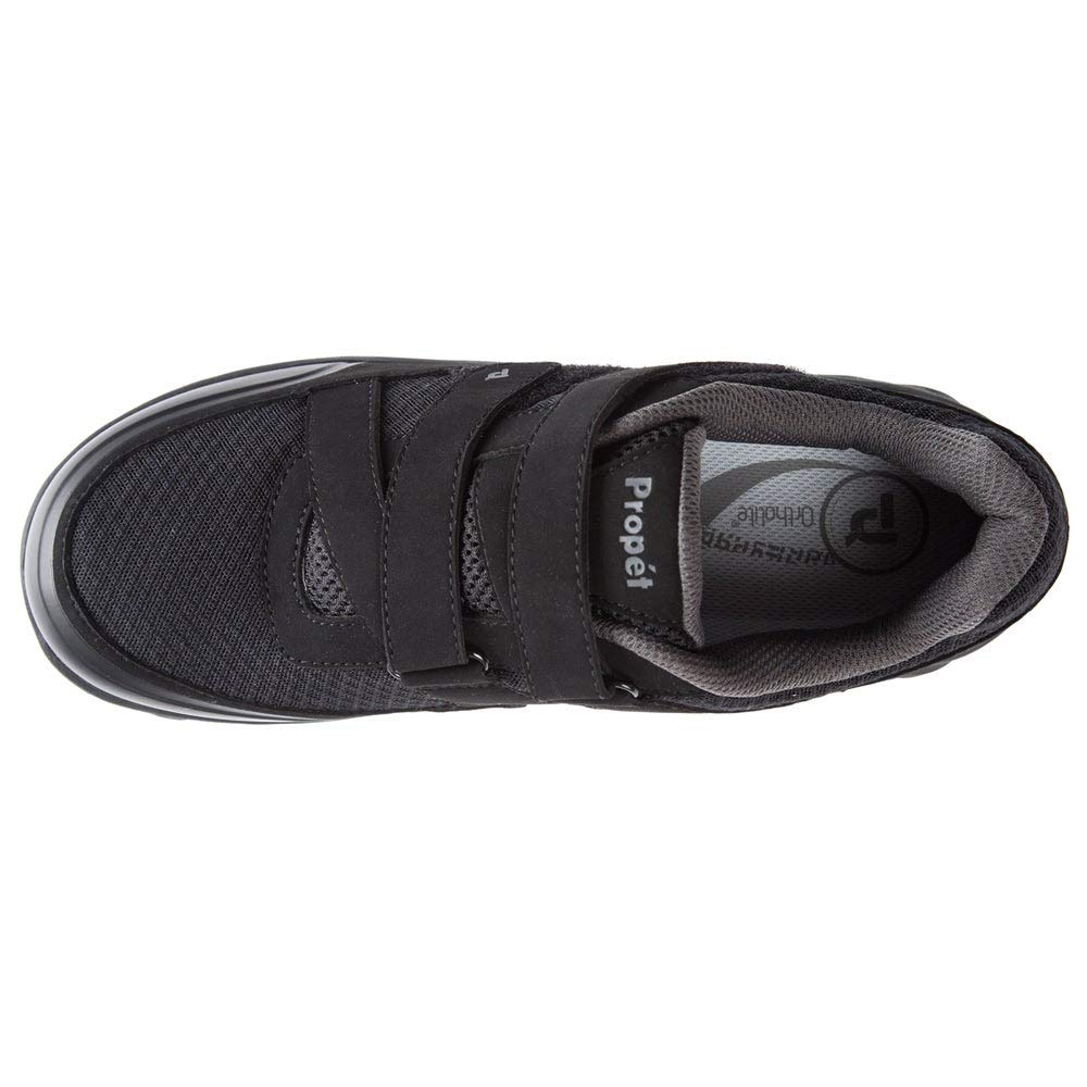 Propet Matilda Strap Women's Wellness Shoe Black/grey - 6 Medium