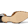 Cole Haan Womens Noella Bow Sling Pump, Leopard Print Haircalf, 8 Medium